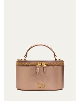 Valentino Garavani Metallic Leather Vanity Case