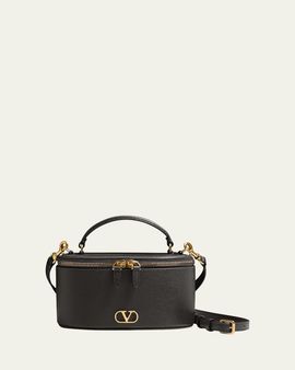 Valentino Garavani Mini Grain Leather Vanity Bag