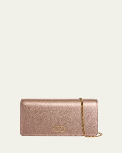 Valentino Garavani Mini Laminated Leather Crossbody Bag