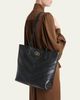 Valentino Garavani Panthea Medium Chevron Leather Tote Bag - 2