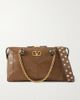 VALENTINO GARAVANI Panthea medium embellished leather shoulder bag - 1