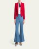 Valentino Garavani Pleated Bib Tuxedo Shirt With Polkadot Tie - 2