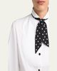 Valentino Garavani Pleated Bib Tuxedo Shirt With Polkadot Tie - 5