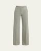 Valentino Garavani Pleated Wool-Blend Trousers - 1