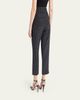 Valentino Garavani Polka-Dot Silk Straight-Leg Ankle Pants - 3