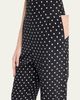 Valentino Garavani Polka-Dot Silk Straight-Leg Ankle Pants - 5