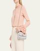 Valentino Garavani Quilted Rockstud Metallic Leather Top-Handle Bag - 2