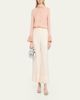 Valentino Garavani Quilted Rockstud Metallic Leather Top-Handle Bag - 5