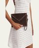 Valentino Garavani Rockstud Suede Wristlet Pouch Bag - 2