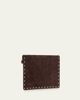 Valentino Garavani Rockstud Suede Wristlet Pouch Bag - 3
