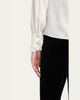 Valentino Garavani Ruffle-Trim Silk Button Blouse - 5