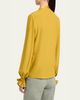 Valentino Garavani Ruffle Pleated Silk Blouse - 3