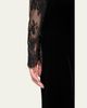 Valentino Garavani Sheer Lace Bow Long-Sleeve Blouse - 5