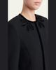 Valentino Garavani Tailored Velvet Trim Coat Dress - 5