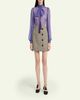 Valentino Garavani Tassel Bow-Neck Crinkle Chiffon Blouse - 2