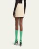 Valentino Garavani Tiered Ruffle Tweed Mini Skirt - 3