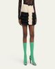 Valentino Garavani Tiered Ruffle Tweed Mini Skirt - 4