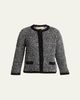 Valentino Garavani Tweed Melange Jacket - 1