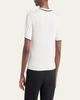 Valentino Garavani V-Logo Bow Short-Sleeve Wool Sweater - 3