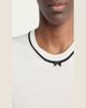 Valentino Garavani V-Logo Bow Short-Sleeve Wool Sweater - 5