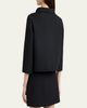 Valentino Garavani V-Logo Wool-Silk Single-Breasted Jacket - 4