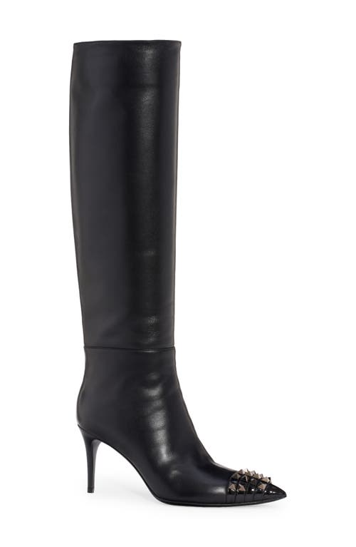 Valentino Garavani Valentino Garavani Alcove Rockstud Pointed Toe Tall Boot