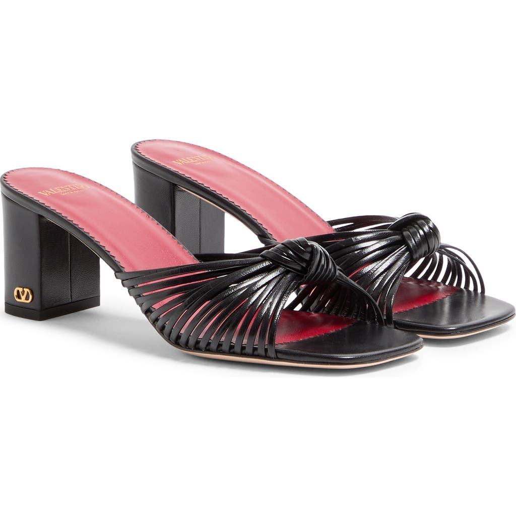 Valentino Garavani Valentino Garavani Annet Block Heel Slide Sandal