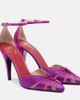 Valentino Garavani Valentino Garavani Annine leather-trimmed satin pumps - 1