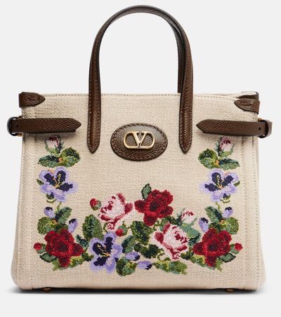 Valentino Garavani Valentino Garavani Antibes Medium canvas top-handle bag