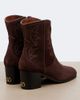 Valentino Garavani Valentino Garavani Bard embroidered suede ankle boots - 4
