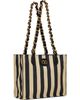 Valentino Garavani Valentino Garavani Beige & Black Jean Small Tote - 2