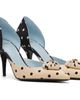 Valentino Garavani Valentino Garavani Beige & Black Plus De Pois D'Orsay Heels - 4