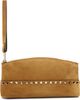 Valentino Garavani Valentino Garavani Beige Rockstud Suede Pouch - 1