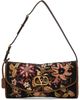 Valentino Garavani Valentino Garavani Black DeVain Embroidered Small Shoulder Bag - 1