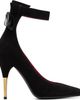 Valentino Garavani Valentino Garavani Black Fatale Suede 105mm Heels - 1