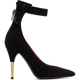 Valentino Garavani Valentino Garavani Black Fatale Suede 105mm Heels