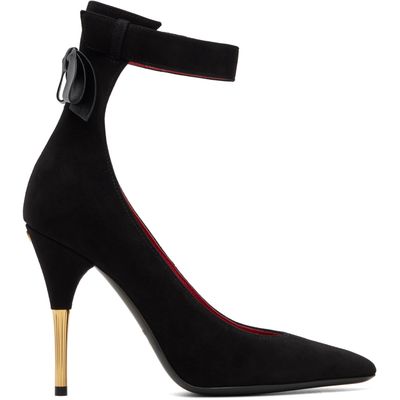 Valentino Garavani Valentino Garavani Black Fatale Suede 105mm Heels