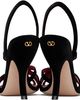 Valentino Garavani Valentino Garavani Black Fetishique Heeled Sandals - 2
