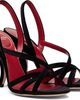 Valentino Garavani Valentino Garavani Black Fetishique Heeled Sandals - 4