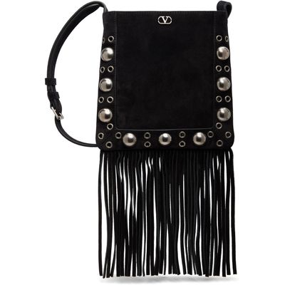 Valentino Garavani Valentino Garavani Black Nellcôte Small Shoulder Bag