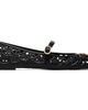 Valentino Garavani Valentino Garavani Black Ondette Rubber Ballerina Flats - 1