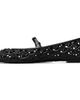 Valentino Garavani Valentino Garavani Black Ondette Rubber Ballerina Flats - 3