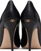 Valentino Garavani Valentino Garavani Black Panthea Goatskin Heels - 2