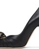 Valentino Garavani Valentino Garavani Black Panthea Goatskin Heels - 3