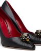 Valentino Garavani Valentino Garavani Black Panthea Goatskin Heels - 4