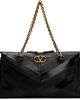 Valentino Garavani Valentino Garavani Black Panthea Medium Shoulder Bag - 1