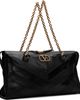 Valentino Garavani Valentino Garavani Black Panthea Medium Shoulder Bag - 2