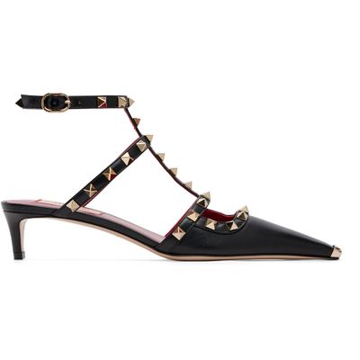 Valentino Garavani Valentino Garavani Black Rockstud Court Heels