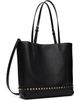 Valentino Garavani Valentino Garavani Black Rockstud Medium Tote - 2