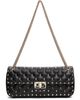 Valentino Garavani Valentino Garavani Black Rockstud Spike Medium Shoulder Bag - 1